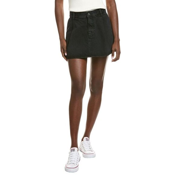 Frame Denim Womens Frame The Pleated Mini Skirt